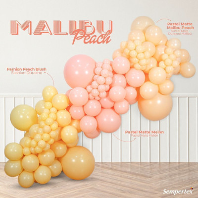 S Шар (12''/30 см) Персиковый (060) Пастель 50шт продажа в интернет - магазине ПраздникМастер
