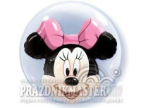 П Bubble Инсайдер (24"/60 см) Минни Маус Disney 1шт