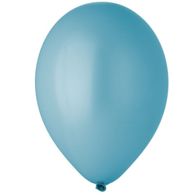 И Шар (12"/30 см) Голубой (09) Light Blue Пастель 100шт продажа в интернет - магазине ПраздникМастер