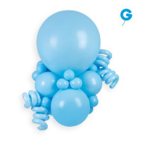 И Шар (5"/13 см) Нежно-голубой (72) Baby Blue Пастель 100шт продажа в интернет - магазине ПраздникМастер