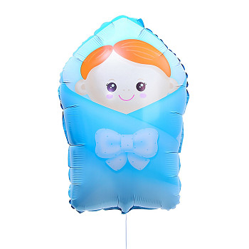 С Фигура (25"/63 см) Голубой конвертик 1шт