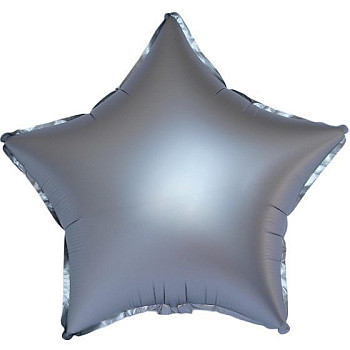 ПМ Звезда (18"/46 см) Серебро Silver Grey 1шт