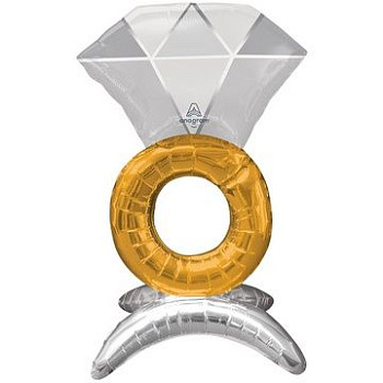 А Фигура (21"/53 см) AIR Кольцо с бриллиантом 1шт