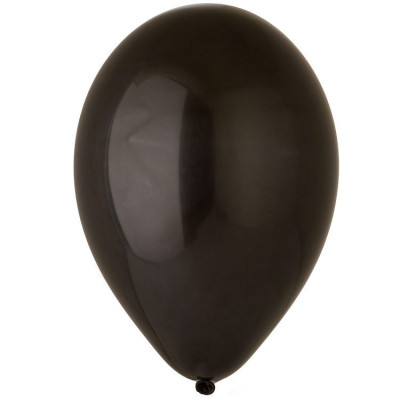 И Шар (12"/30 см) Черный (14) Black Пастель 100шт продажа в интернет - магазине ПраздникМастер