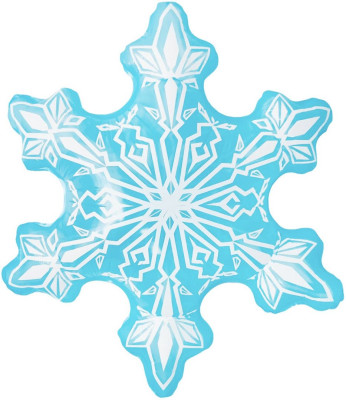 F Фигура (38''/97см) Снежинка Голубой 1шт в интернет магазине Праздникмастер