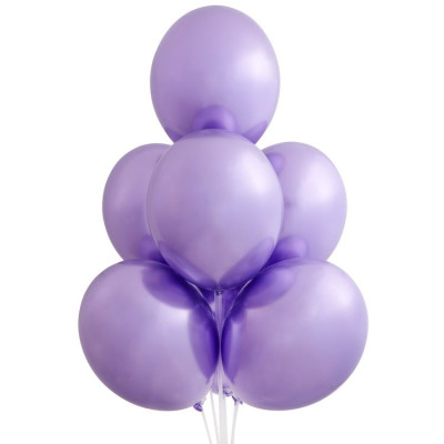 Б Шар (14"/36 см) Фиолетовый (602) Purple Glossy Хром 50шт продажа в интернет - магазине ПраздникМастер