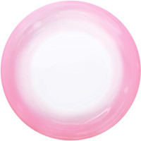 F Bubble Deco (20''/51 см) Розовый спектр Прозрачный 1шт