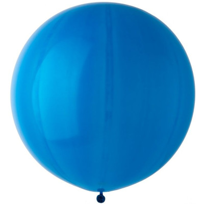 И Шар (27"/69 см) Синий (10) Blue Пастель 1шт продажа в интернет - магазине ПраздникМастер