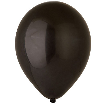 И Шар (5"/13 см) Черный (14) Black Пастель 100шт
