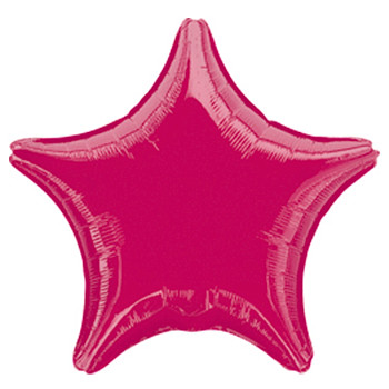А Звезда (19''/48 см) Бургундия Burgundy Металлик 1шт