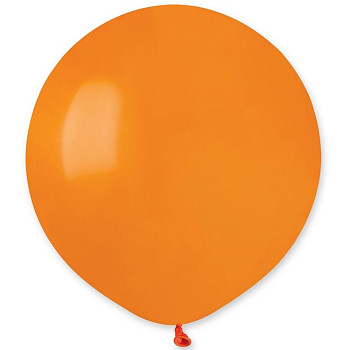 И Шар (19"/48 см) Оранжевый (04) Orange Пастель 25шт
