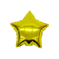 ПМ Мини-звезда (10''/25 см) Золото Gold Металлик 1шт в интернет магазине Праздникмастер