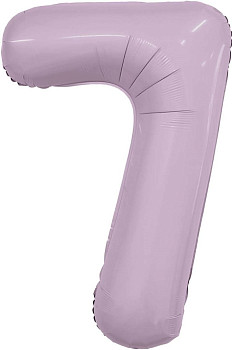 Р Цифра 7 (40"/102 см) Slim Орхидея 1шт