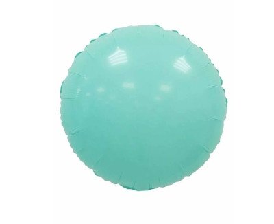 ПМ Круг (18"/46 см) Голубой Poudre Blue 1шт в интернет магазине Праздникмастер