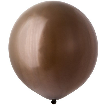 И Шар (18"/46 см) Коричневый (48) Brown Пастель 25шт