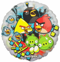 А Круг (18"/46 см) Джамбо Кристал Angry Birds 1шт в интернет магазине Праздникмастер