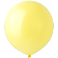 И Шар (18"/46 см) Нежно-желтый (43) Baby Yellow Пастель 25шт продажа в интернет - магазине ПраздникМастер