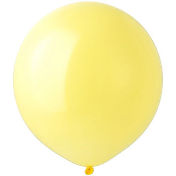 И Шар (18"/46 см) Нежно-желтый (43) Baby Yellow Пастель 25шт