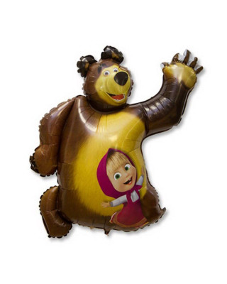 Г Мини-фигура (14"/35 см) Маша и Медведь 1шт в интернет магазине Праздникмастер