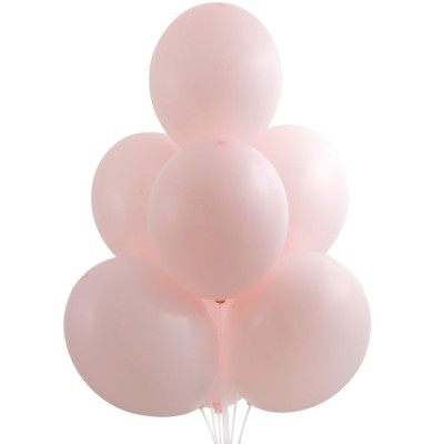 Б Шар (14"/36 см) Светло-розовый (454) Soft Pink Экстра Пастель Макарон 50шт продажа в интернет - магазине ПраздникМастер