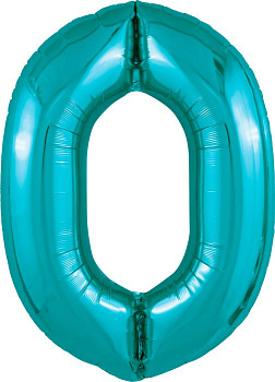 Р Цифра 0 (40''/102 см) Slim Океан 1шт