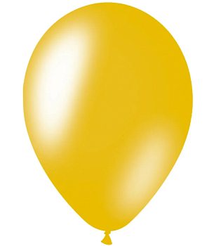 Q Шар (5"/13 см) Желтый Стандарт Yellow Пастель 10шт