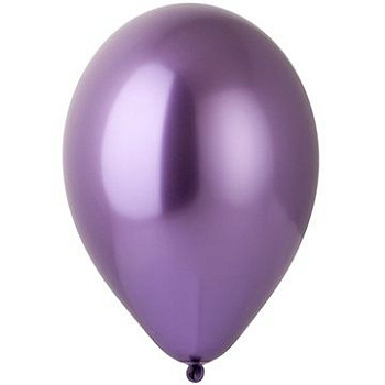 И Шар (5"/13 см) Фиолетовый (97) Shiny Purple Хром 100шт