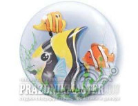 П Bubble Инсайдер (24"/60 см) Рыбы тропические 1шт
