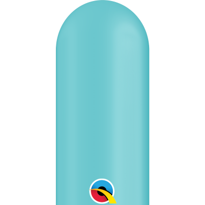 Q ШДМ (3"50") Карибский голубой Caribbean Blue Пастель10шт каталог шаров ШДМ