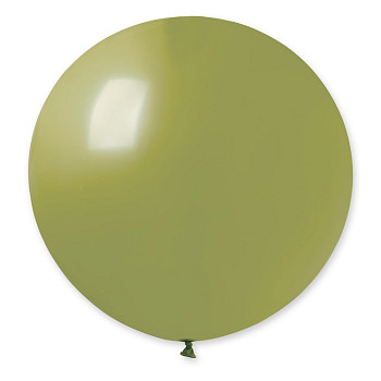 И Шар (40"/102 см) Оливковый (G40/098) Green Olive Пастель 1шт