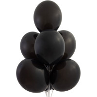 Б Шар (14"/36 см) Черный (025) Black Экстра Пастель 50шт продажа в интернет - магазине ПраздникМастер