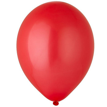И Шар (5"/13 см) Красный (05) Red Пастель 100шт