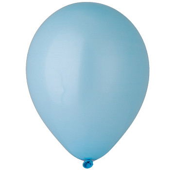И Шар (5"/13 см) Нежно-голубой (72) Baby Blue Пастель 100шт