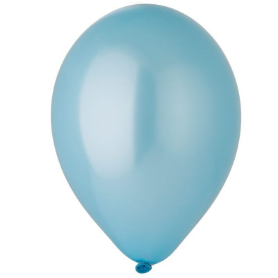 И Шар (12"/30 см) Голубой (35) Light Blue Металлик 100шт продажа в интернет - магазине ПраздникМастер