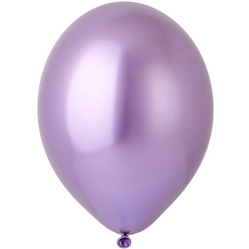 Б Шар (14"/36 см) Фиолетовый (602) Purple Glossy Хром 50шт