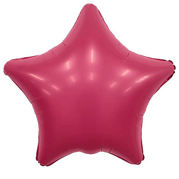 ПМ Звезда (19"/48 см) Фуксия Magenta Сатин 1шт