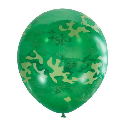 M Шар (12"/30 см) Милитари Зеленый Пастель 5ст 25шт Globos Payaso продажа в интернет - магазине ПраздникМастер