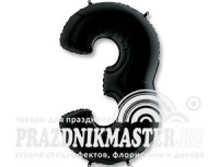 Г Цифра 3 (40"/102 см) Черный Black Пастель 1шт в интернет магазине Праздникмастер