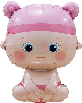 F Фигура (33''/84 см) Малышка Девочка 1шт