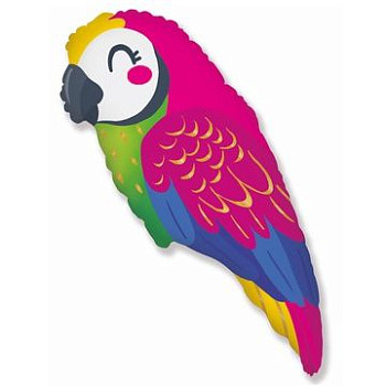 Ф Фигура (35"/89 см) Яркий попугай 1шт