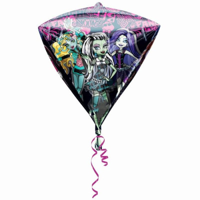 А Алмаз 3D (17"/43 см) Monster High 1шт в интернет магазине Праздникмастер