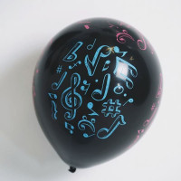 М Шар (12"/30 см) Ноты Ассорти Пастель 2цв 5ст 2ст 25шт Globos Payaso продажа в интернет - магазине ПраздникМастер