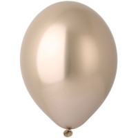 Б Шар (14"/36 см) Золото (600) Gold Glossy Хром 50шт продажа в интернет - магазине ПраздникМастер