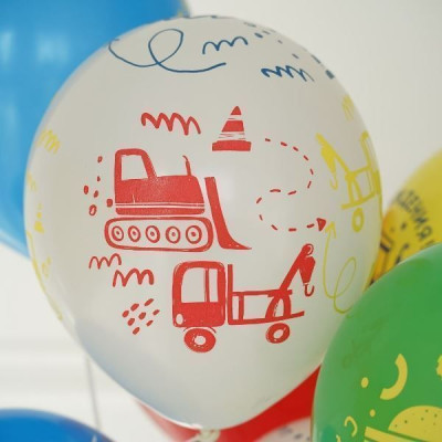 М Шар (12"/30 см) С ДР Машинки Ассорти Пастель 2ст 25шт Globos Payaso продажа в интернет - магазине ПраздникМастер