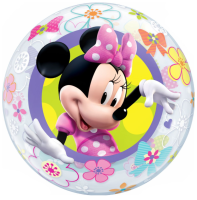 П Bubble (22"/56 см) Минни Бантики Цветы Disney 1шт