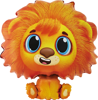 F Фигура (38''/97 см) Крошки Львенок 1шт