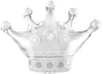 ПМ Фигура (24''/61 см) Корона Серебро Надув воздухом 1шт в интернет магазине Праздникмастер