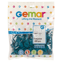 И Шар (5"/13 см) Бирюзовый (68) Turquoise Пастель 100шт продажа в интернет - магазине ПраздникМастер