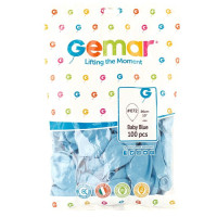 И Шар (10"/25 см) Нежно-голубой (72) Baby Blue Пастель 100шт продажа в интернет - магазине ПраздникМастер