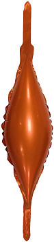 F Ромб (6''/15 см) С хвостиками Голубой 1шт